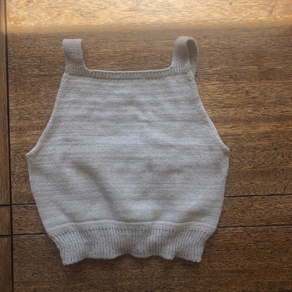 Reformation sweater tank top